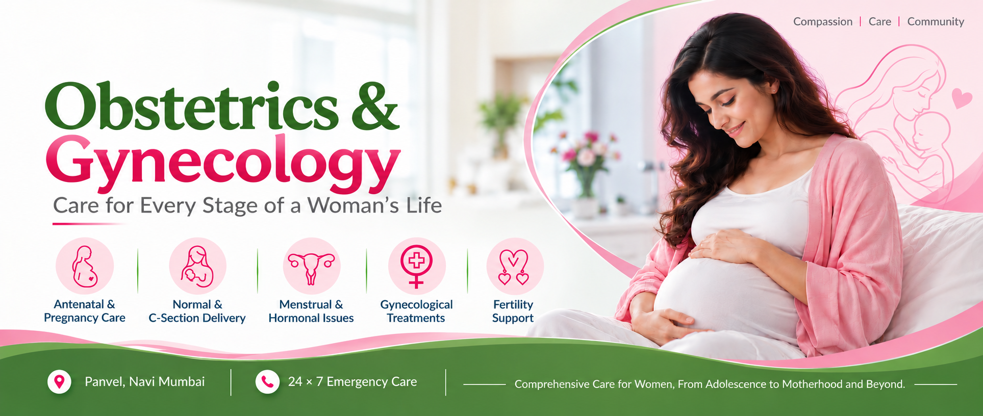 Compassionate Women’s Healthcare Banner